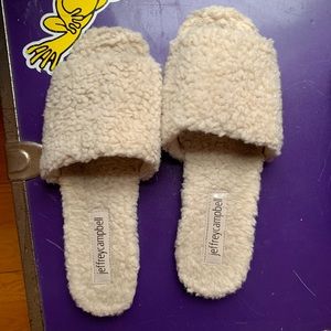 Jeffrey Campbell slide on slippers